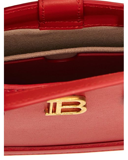 Balmain Red Handtasche "B-Buzz Small"