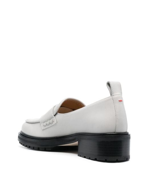 Aeyde White Ruth Calf Leather for men