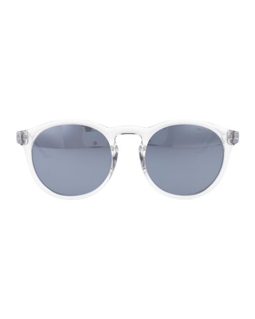 Nike Blue Round Sunglasses Fd1850 901