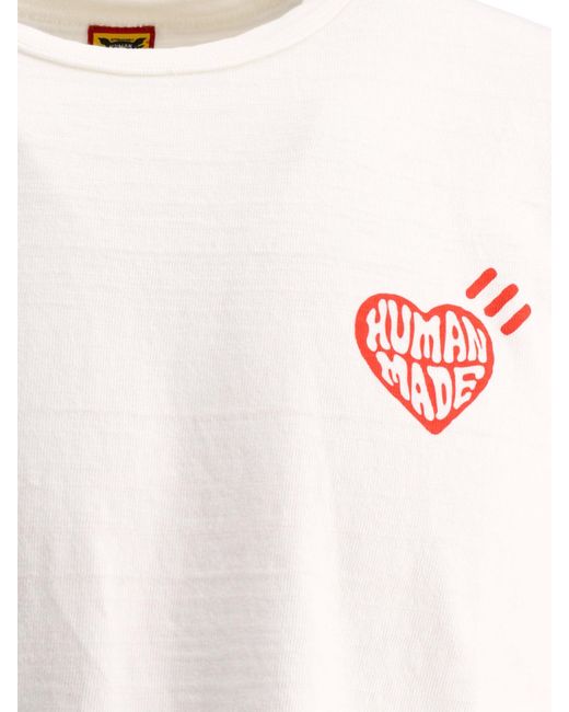 Human Made Menschlich gemacht "#13" T -Shirt in White für Herren
