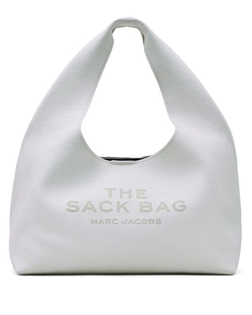 Marc Jacobs Gray The Sack Leather Hobo Bag