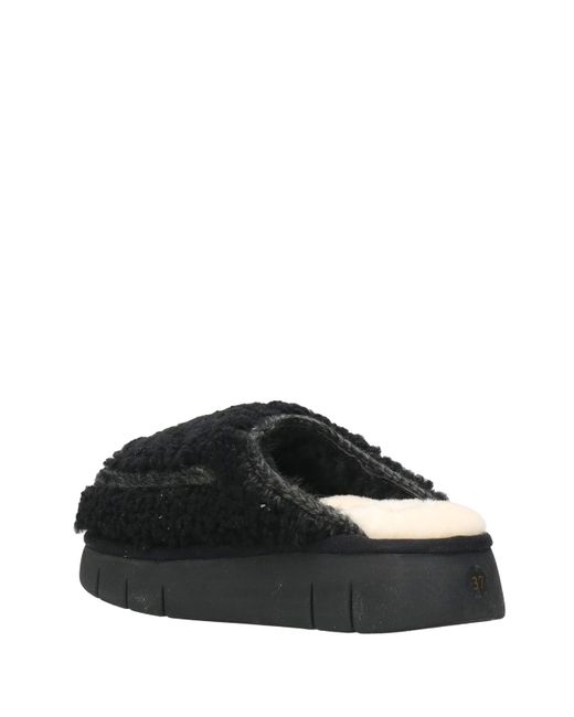 Mou Black Sandals