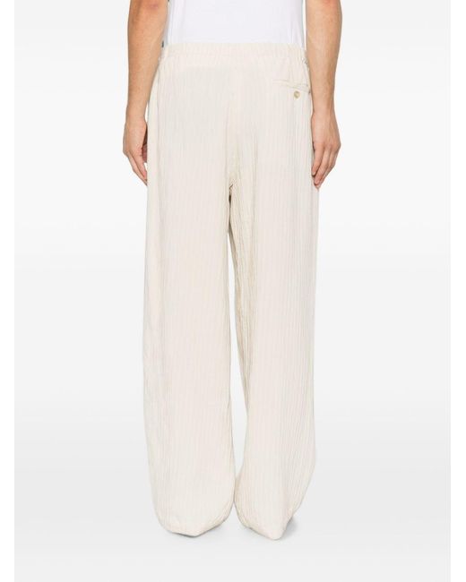 Emporio Armani Exclusive White Trousers for men