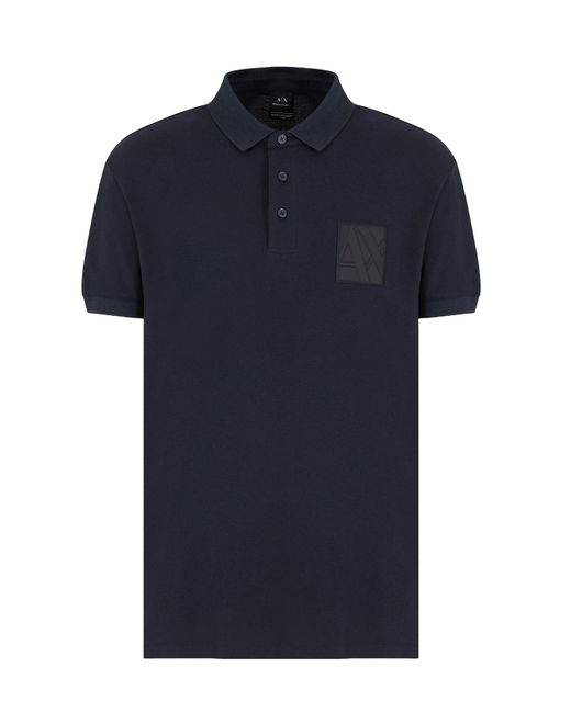 ARMANI EXCHANGE T Shirts And Polos in Blue for Men Lyst UK