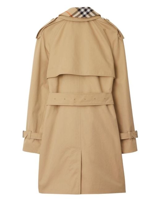 Burberry Natural Cotton Trench Coat