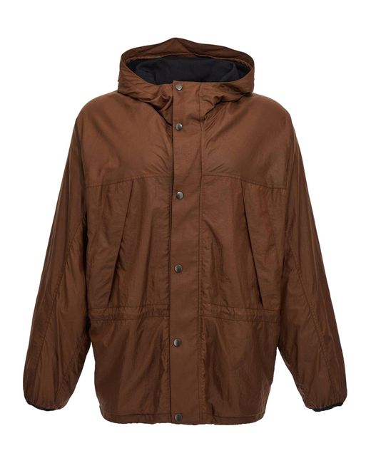 Giacca "Soft Technical Blouson" di Lemaire in Brown da Uomo