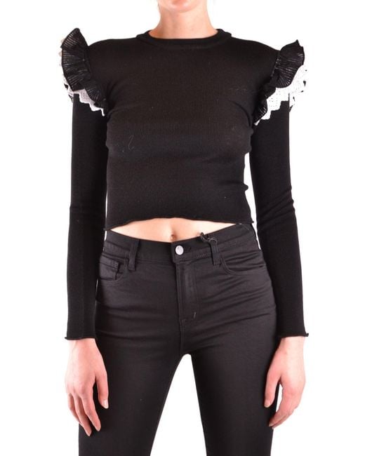 Philosophy Black Pullover Schwarz