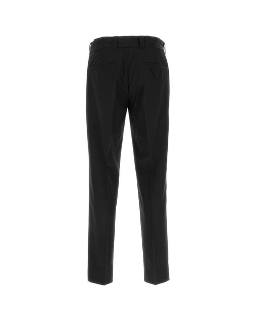 Prada Black Wool Blend Pant for men
