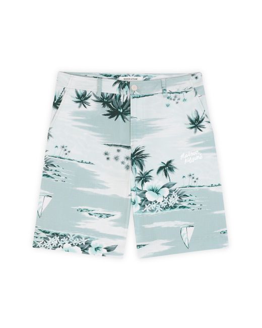 Maison Kitsuné Maison Kitsune 'shorts Blauw in het Blue voor heren