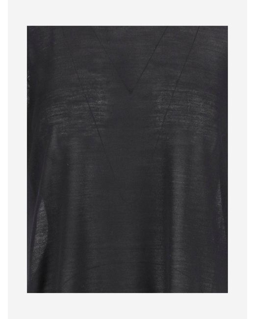 ARMARIUM Black Wolle T -Shirt mit Logo