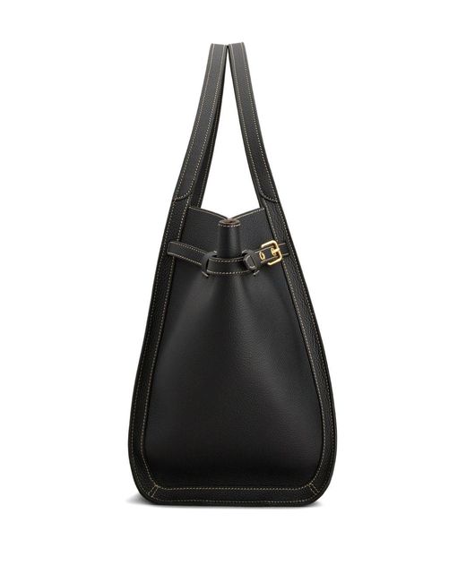 Tod's Black Medium Leather Tote