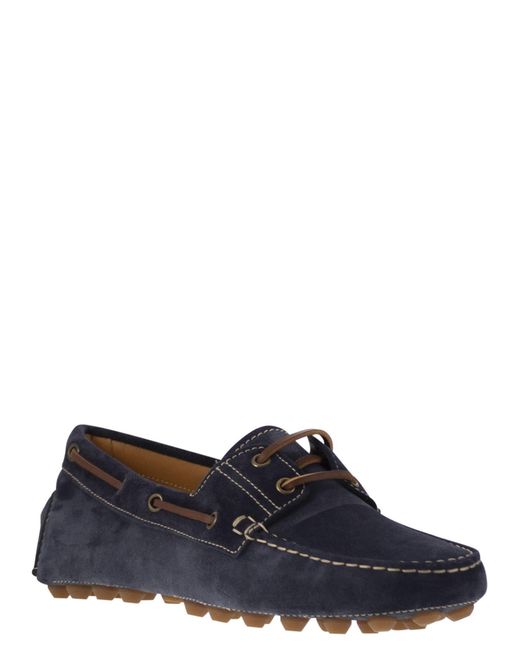 Tod's Blue Boat Gommino Bubble Loafer for men