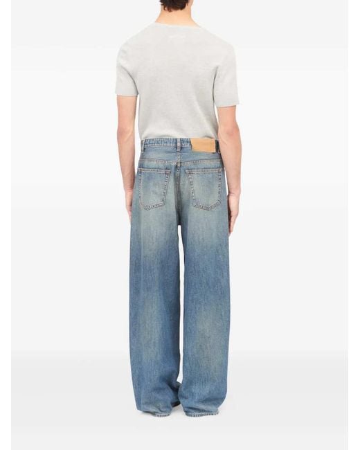 MM6 by Maison Margiela Blue Jeans With Inserts for men