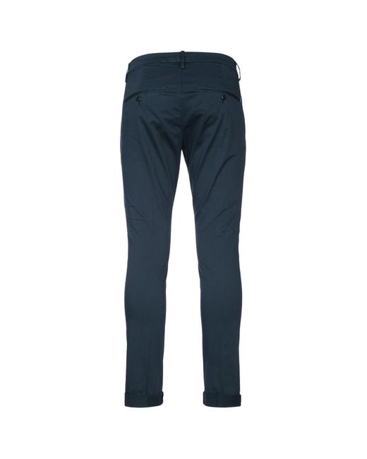 Dondup Blue Pantalone Gaubert for men