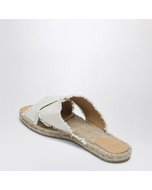 Castaner White Palmera Slip-On