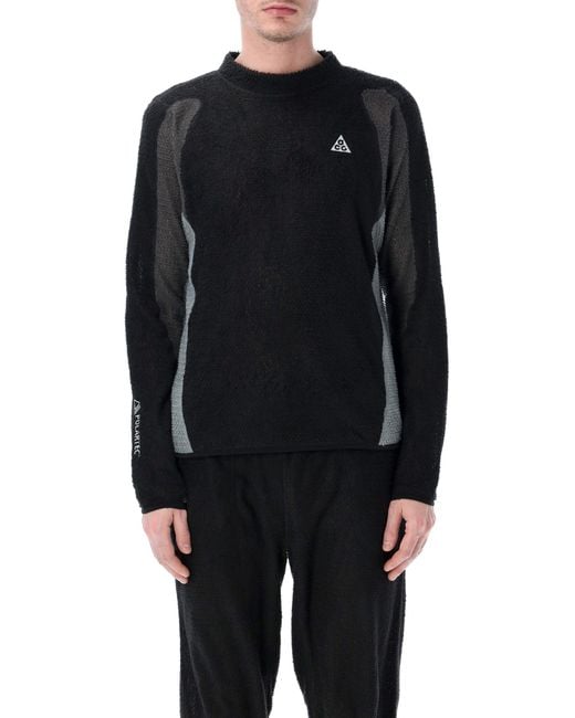 Nike Blue Acg Wolf Tree Crewneck Sweater