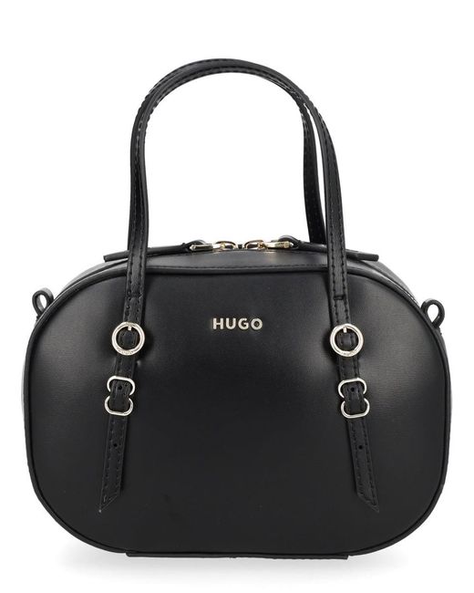 HUGO Black Shoulder Bag With Logo for men