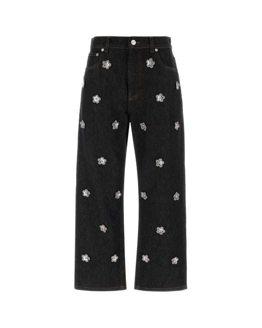 Marni Black Dark Blue Denim Jeans
