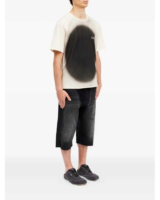 MM6 by Maison Margiela Natural Crew Neck T Shirt