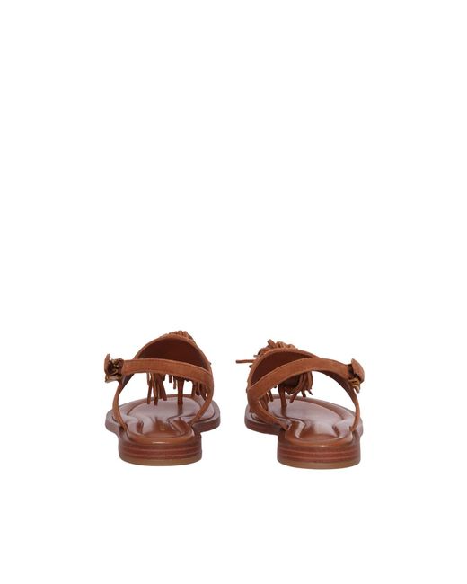 Michael Kors Indra String Sandaal in het Brown