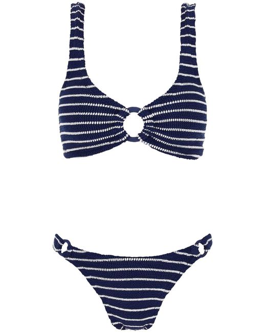 Hunza G Hallie Bikini Set in het Blue