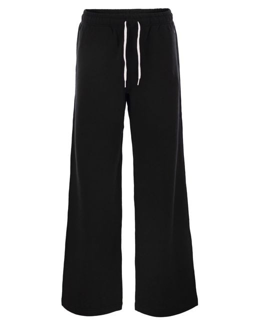 Polo Ralph Lauren Black Jogging Trousers With Drawstring