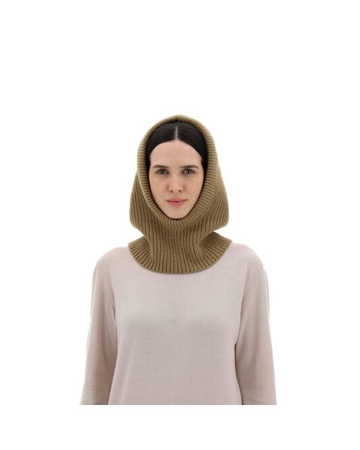 Herno Green Wool Balaclava Hat