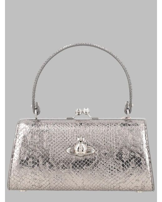 Vivienne Westwood Gray Chic Mini Shoulder Bag