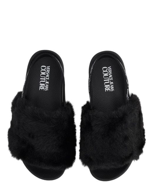 Versace Jeans Couture Black Sandal "Shelly"