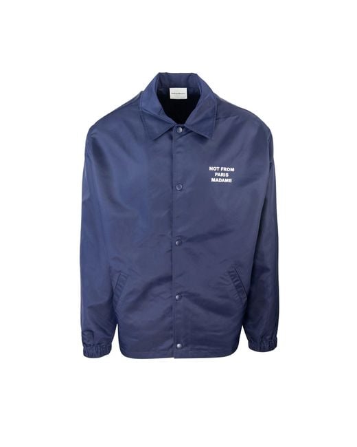 Drole de Monsieur Blue Drôle De Monsieur Giacca Slogan Blu