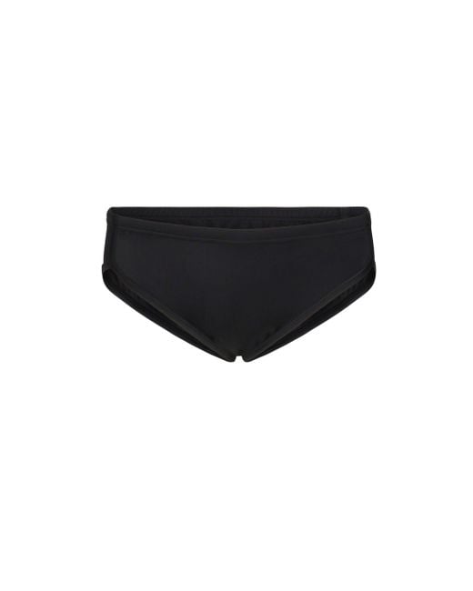 DSquared² Black Logo Midi Swim Slip