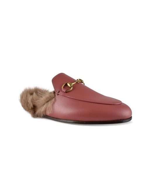 Gucci Brown Princetown Mules