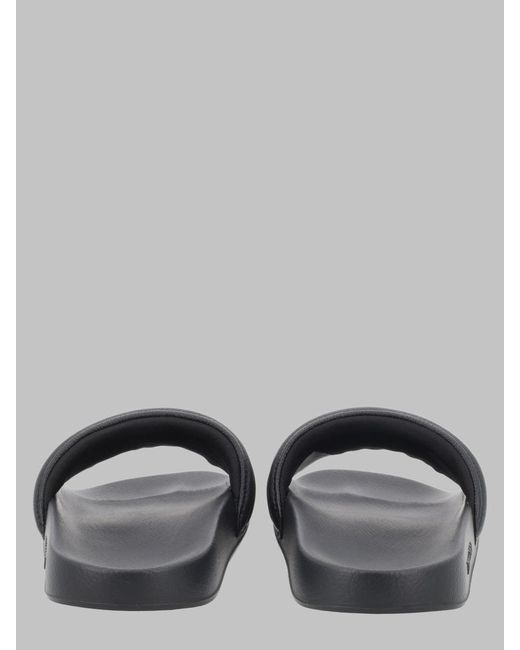 Tom Ford Gray Leather Slip-On Sandals For for men