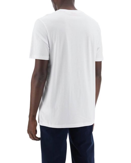 HUGO White Oversized Dero T Shirt With Logo