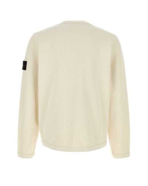Stone Island Natural Sweatshirt for men