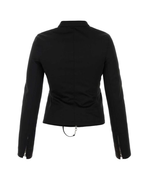 Courreges Black Canvas Jacket