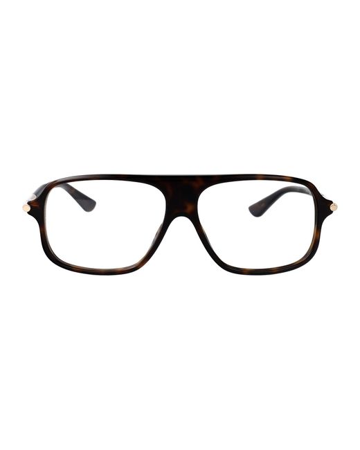 McQueen Black Aviator Optical Am0555 O 002
