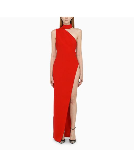 Monot Mônot rotes asymmetrisches Kleid in Rot | Lyst AT