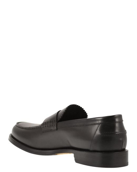 Doucal's Black Penny for men
