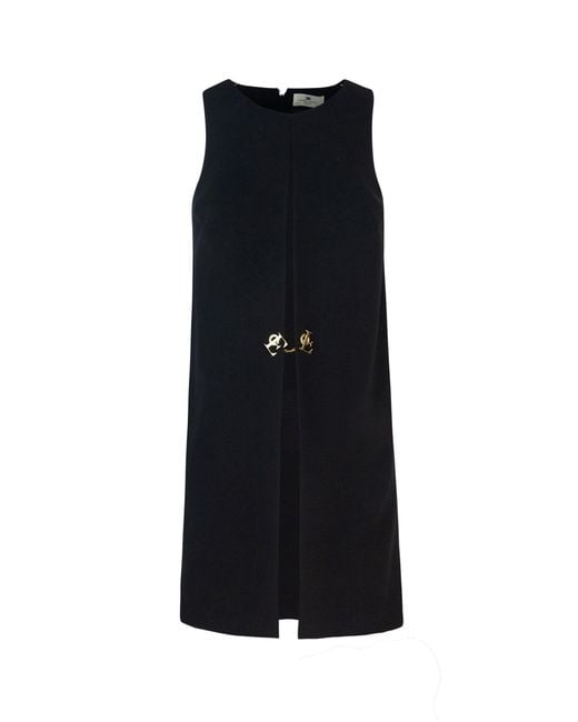 Elisabetta Franchi Black Mini Abito