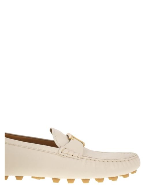 Tod's Natural Bubble T Timeless Leather