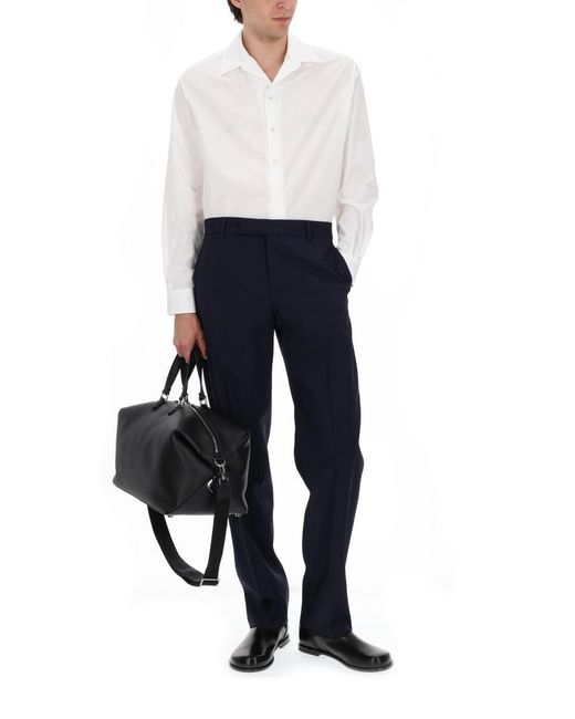 Fendi Blue Pantalone for men