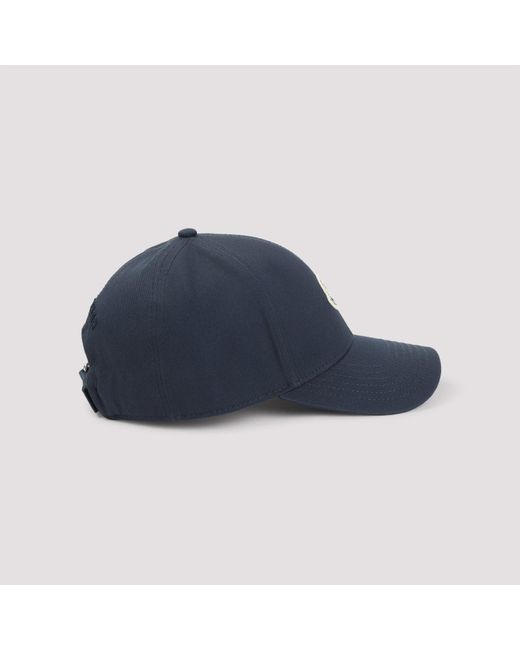 Moncler Logo Patch Cap in het Blue