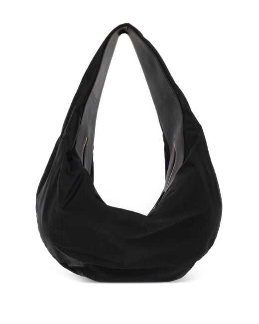 Khaite Black Olivia Sport Xl Nylon Hobo Bag