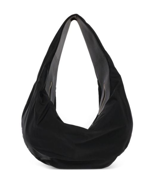 Khaite Black Olivia Sport Xl Nylon Hobo -Tasche