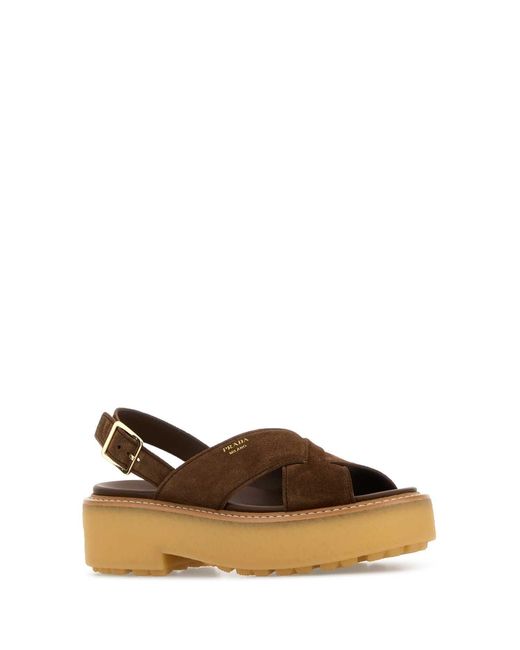 Prada Brown Sandals