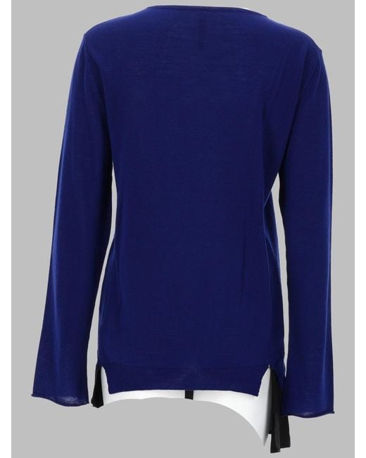 Pierantonio Gaspari Blue Chic Mini Sweater