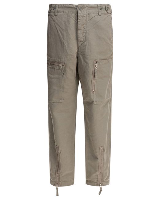 C P Company Gray Trousers for men