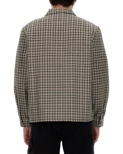 AWAKE NY Gray Shirt Jacket