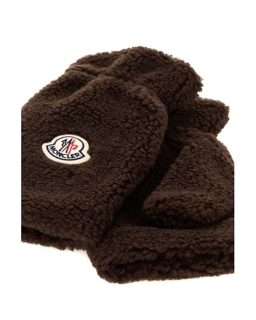 Moncler Black Gloves